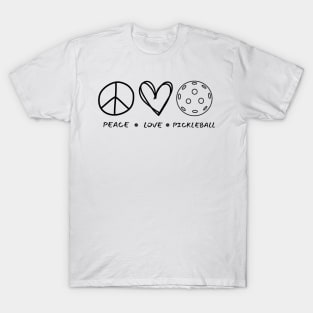 Peace Love Pickleball T-Shirt